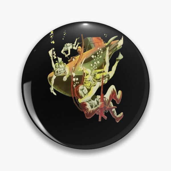 Artikelvorschau, Retro-Unterwasser-Taucher-Kampfkunst entworfen und verkauft von OskariNikula23.