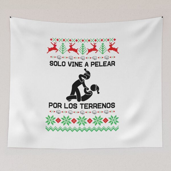 Item preview, Pelear Por Los Terrenos Funny Mexican Christmas designed and sold by regina-society.