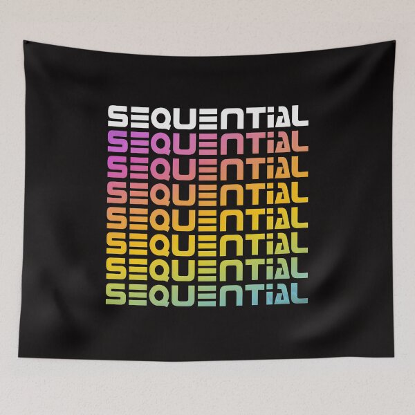 Item preview, SEQUENTIAL Typography  designed and sold by Miroko-Draw.