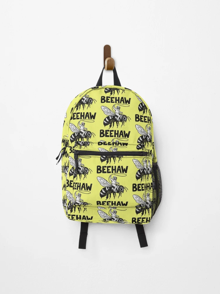 Thumbnail 1 of 3, Backpack, Beehaw Funny Beekeeper Rodeo Riding designed and sold by Ribeiro-Art.