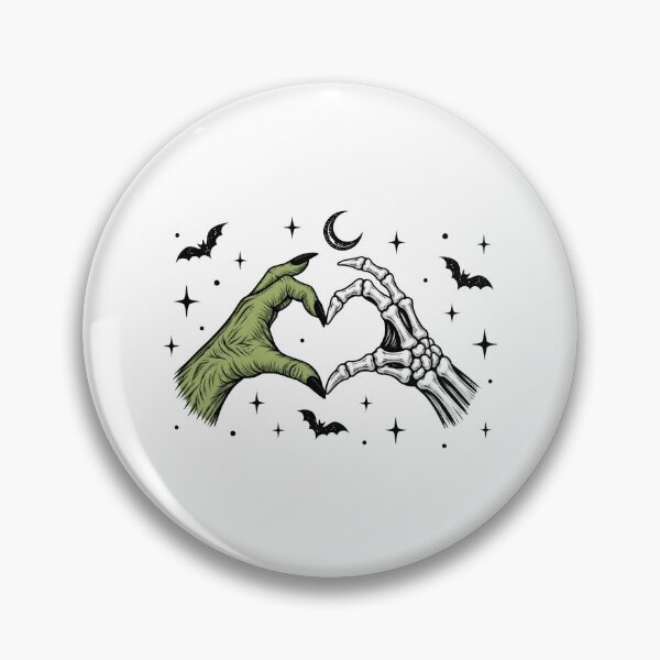 Item preview, Halloween Skeleton Heart Hands T-Shirt, Spooky Hand Love Shirt, Cute Spooky Season designed and sold by gidel-sales.