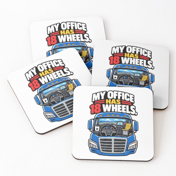 Item preview, My Office Has 18 Wheels designed and sold by RAS-77.
