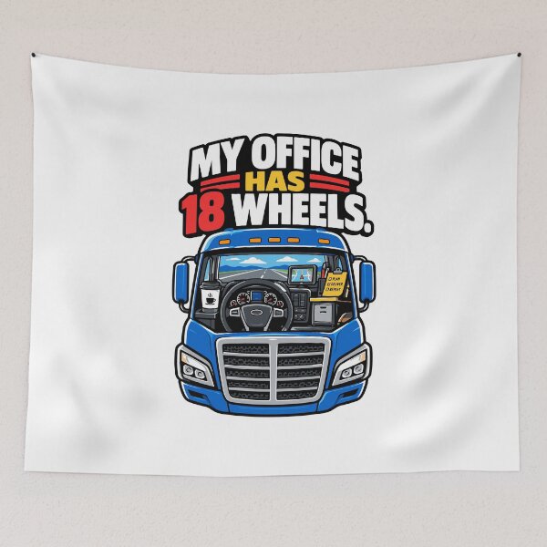 Item preview, My Office Has 18 Wheels designed and sold by RAS-77.