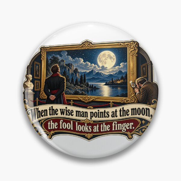 Item preview, Museum Frame vs Moonlit Landscape designed and sold by DesignArtEmpire.