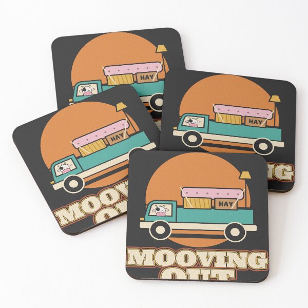 Item preview, Mooving Out Funny Cow Moving Truck designed and sold by somebasic.