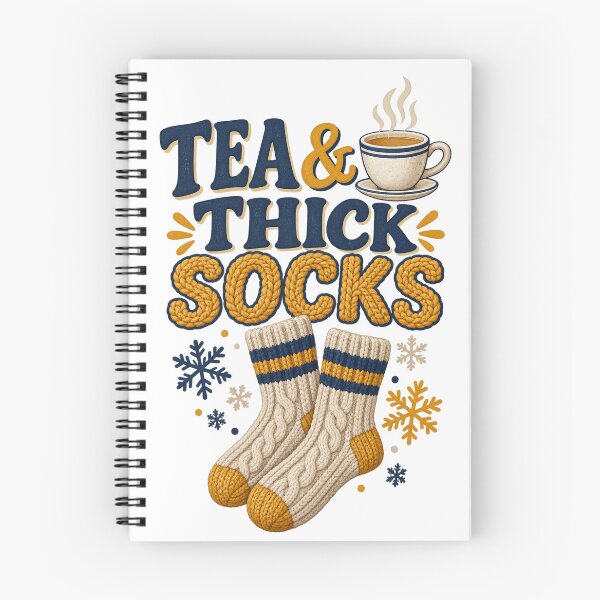 Item preview, Tea and Thick Socks Cozy Winter Essentials Design designed and sold by ys96.