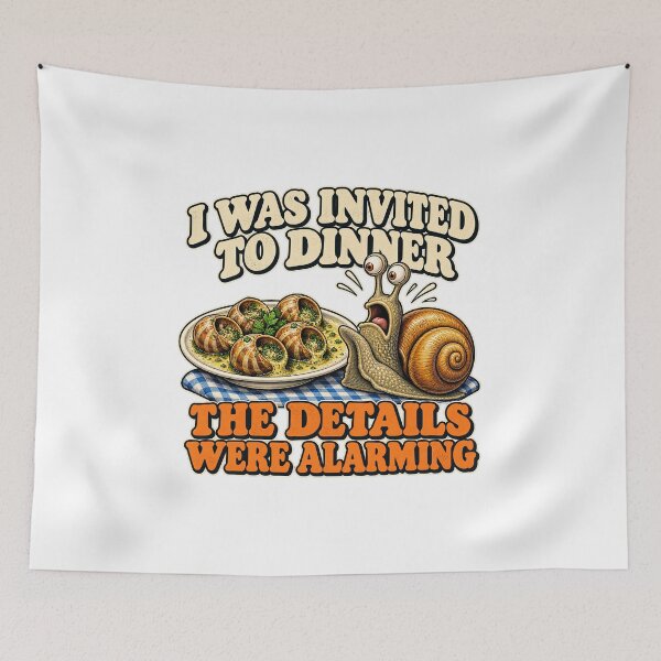 Item preview, I WAS INVITED TO DINNER  THE DETAILS WERE ALARMING designed and sold by WheelieGdArt.