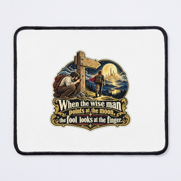Item preview, Signpost To Glowing City — Destination Over Obstacle Wisdom designed and sold by DesignArtEmpire.