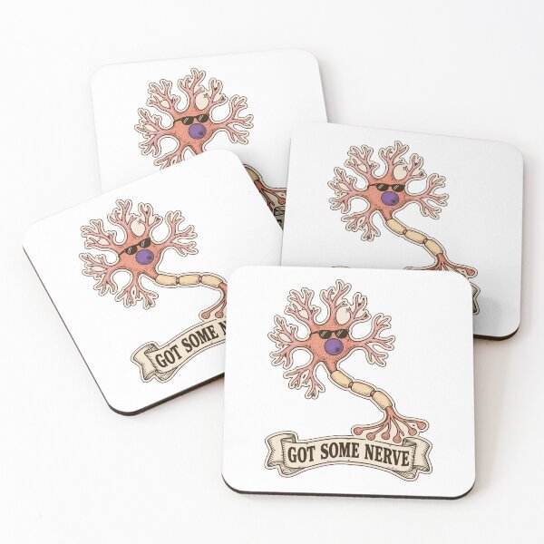 Item preview, Neuroscience Puns Got Some Nerve | Funny Neuron Neuroscientist Science Humor designed and sold by StickyGuys.
