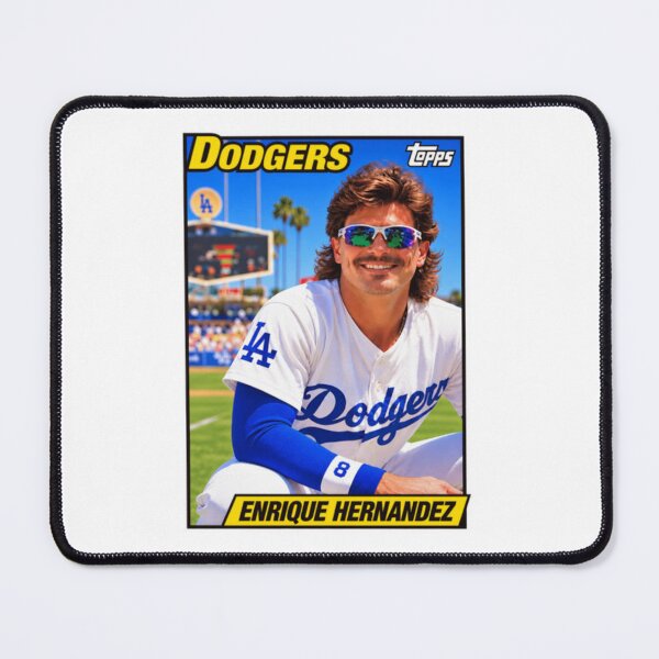 Item preview, David Vassegh Dodgers Enrique Kike Hernandez designed and sold by SarlineStudio.