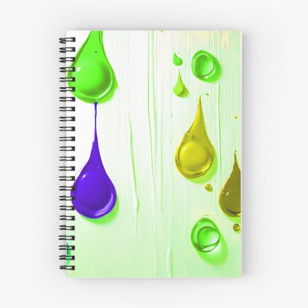 Item preview, Pintura 3D derretida, psicodélica, verde, morada y amarilla designed and sold by Ingorgia Studio.