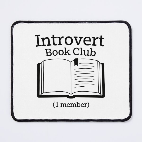 Item preview, Introvert Book Club designed and sold by MasqueradeMagic.