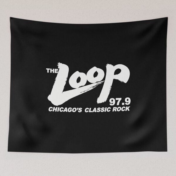 Item preview, Thess Loopss 97.9ss Chicagoss Rocks Brushstrokes designed and sold by TheTouchArt.