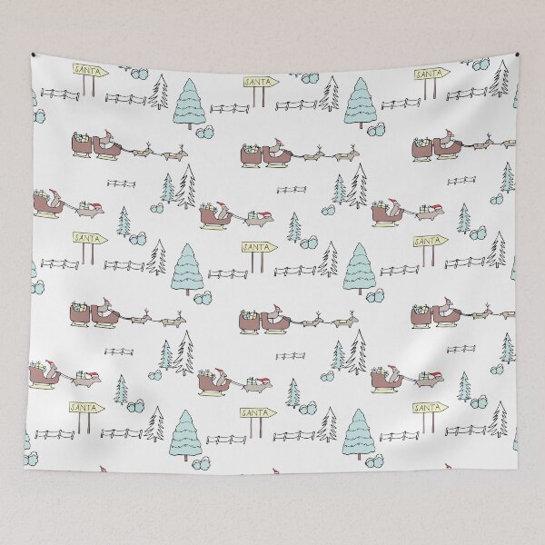 Item preview, Dachshund Christmas delivery race designed and sold by Quiet Waters Design.