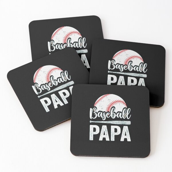 Item preview, Baseball Papa Distressed Stitched Ball Father Gift designed and sold by MarthaHeuer89.