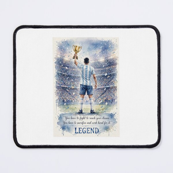 Item preview, Football Legend Trophy Watercolor Stadium Art designed and sold by SOOSDESIGNS.