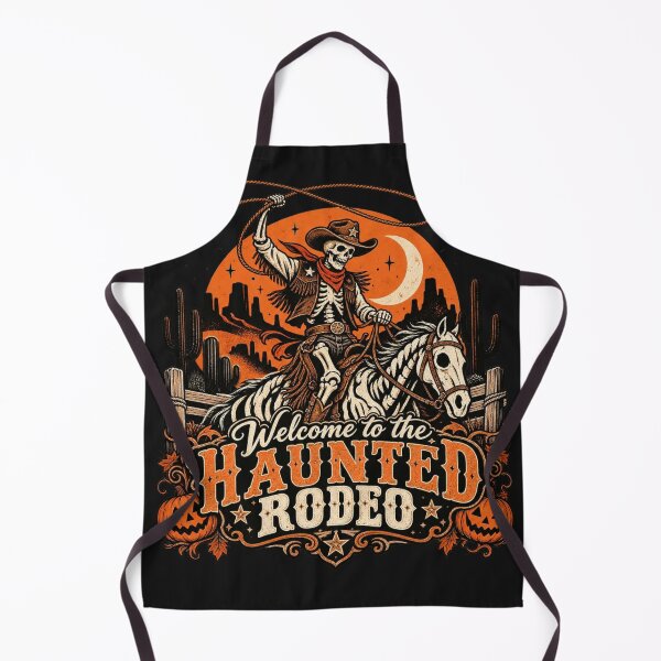 Item preview, Vintage Haunted Rodeo Skeleton Cowboy Halloween designed and sold by Sanika arts .