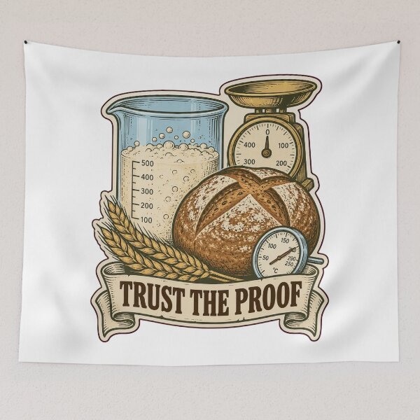 Item preview, Baking Science Trust the Proof | Sourdough Bread Baker Chemistry Pun designed and sold by StickyGuys.
