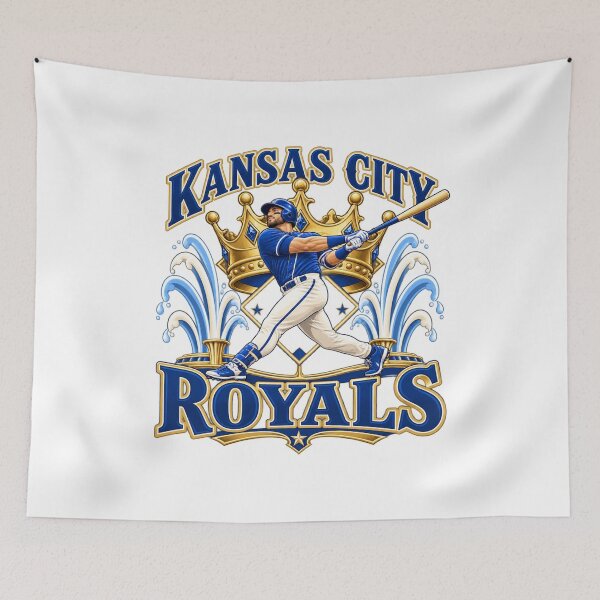 Artikelvorschau, Kansas City Royals: Crowned Power am Schlag entworfen und verkauft von Dresut.