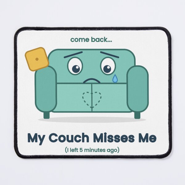 Item preview, My Couch Misses Me Funny Sad Sofa Shirt designed and sold by itbs.