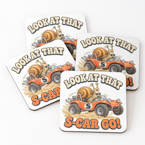Item preview, LOOK AT THAT S-CAR GO - ⚡ BEACH BUGGY ⚡ designed and sold by WheelieGdArt.