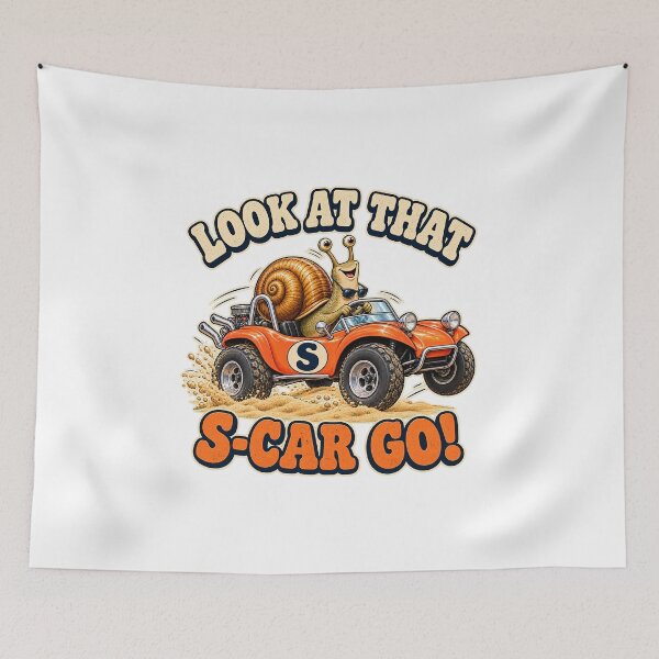 Item preview, LOOK AT THAT S-CAR GO - ⚡ BEACH BUGGY ⚡ designed and sold by WheelieGdArt.