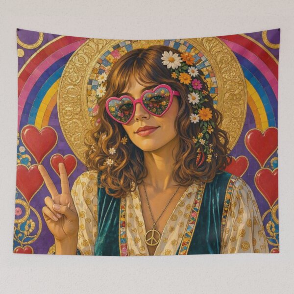 Item preview, 60's Hippy Art designed and sold by TheDarkWardrobe.