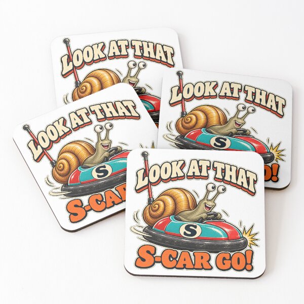 Item preview, LOOK AT THAT S-CAR GO - ⚡ BUMPER CAR ⚡ designed and sold by WheelieGdArt.