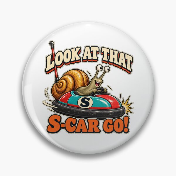 Item preview, LOOK AT THAT S-CAR GO - ⚡ BUMPER CAR ⚡ designed and sold by WheelieGdArt.