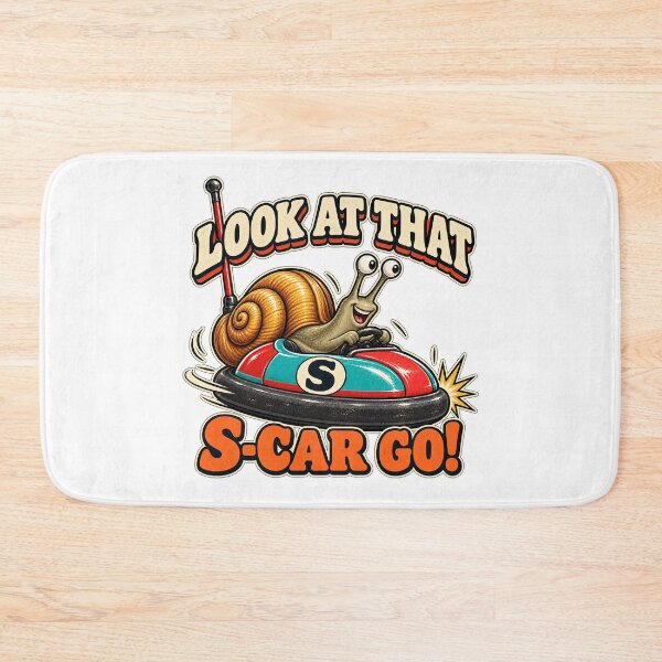 Item preview, LOOK AT THAT S-CAR GO - ⚡ BUMPER CAR ⚡ designed and sold by WheelieGdArt.