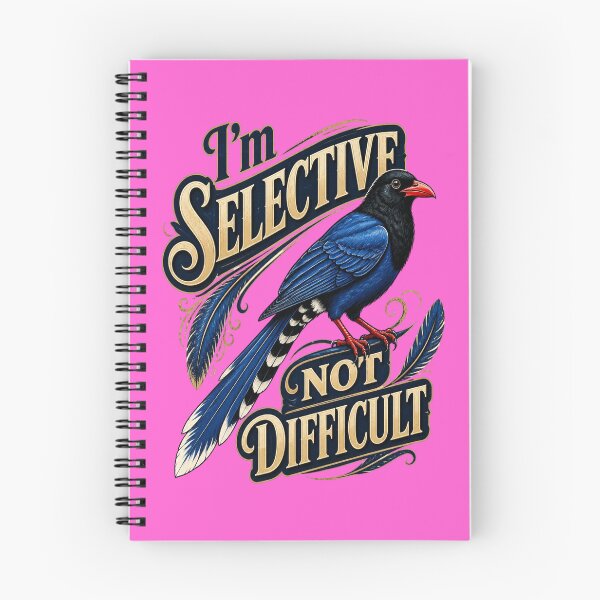 Item preview, Red-billed Blue Magpie Shirt - I'm Selective, Not Difficult - Asian Corvid Tee - Vintage Fashion Exotic Bird Graphic designed and sold by Max Store.