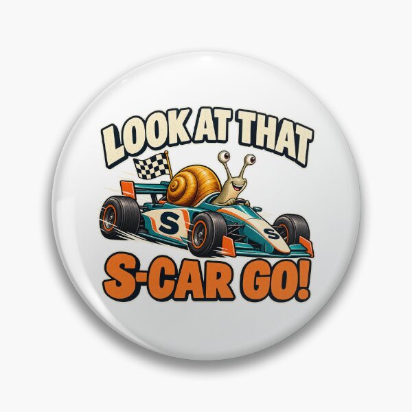 Item preview, LOOK AT THAT S-CAR GO - ⚡ GRAND PRIX GASTROPOD ⚡ designed and sold by WheelieGdArt.