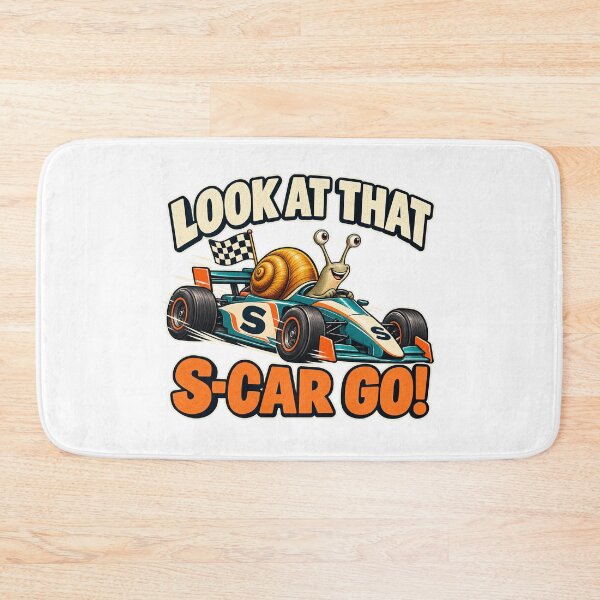 Item preview, LOOK AT THAT S-CAR GO - ⚡ GRAND PRIX GASTROPOD ⚡ designed and sold by WheelieGdArt.