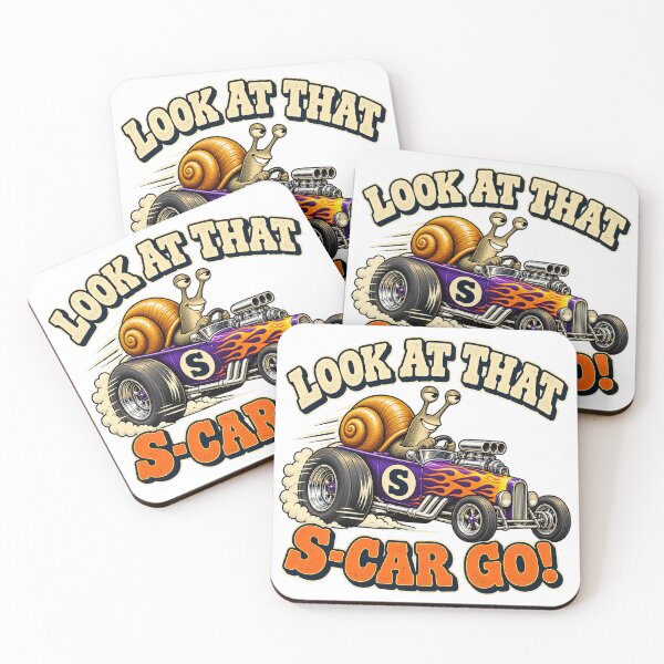Item preview, LOOK AT THAT S-CAR GO - ⚡ HOT ROD⚡ designed and sold by WheelieGdArt.