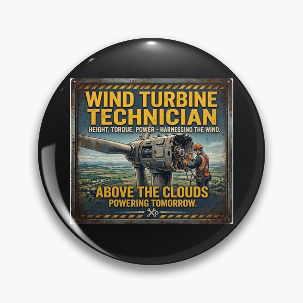 Item preview, Wind Turbine Technician Height Torque Power Shirt designed and sold by StudioBilly3000.