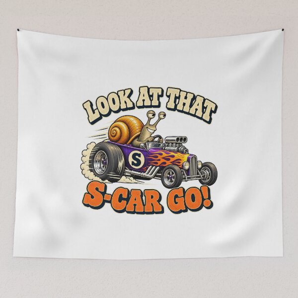 Item preview, LOOK AT THAT S-CAR GO - ⚡ HOT ROD⚡ designed and sold by WheelieGdArt.