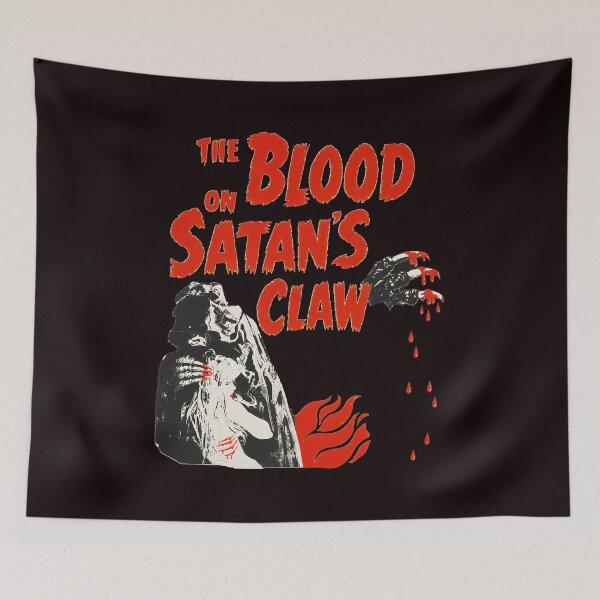 Item preview, The Blood on Satan's Claw Retro Horror Movie Art designed and sold by noah-vyre.