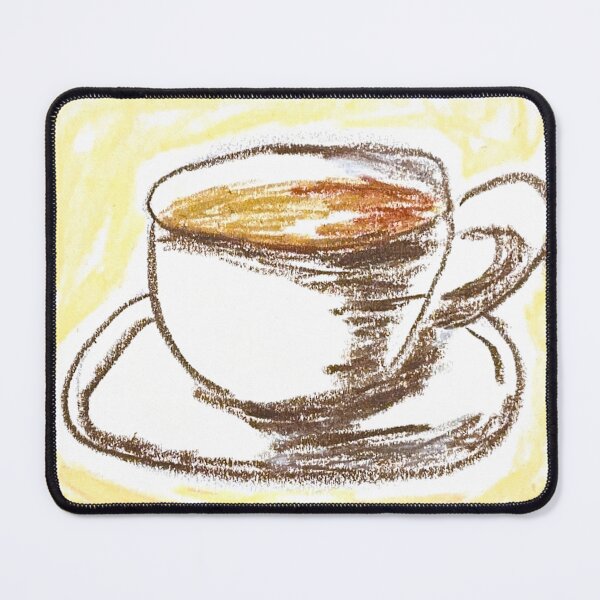 Item preview, 002 - tea (oil pastel drawing) designed and sold by HeiiStudio.