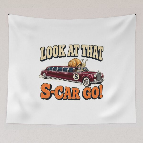 Item preview, LOOK AT THAT S-CAR GO - ⚡ LIMOUSINE⚡ designed and sold by WheelieGdArt.