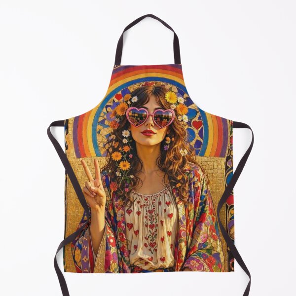 Aperçu de l'œuvre Art hippie des années 60 créée et vendue par TheDarkWardrobe.
