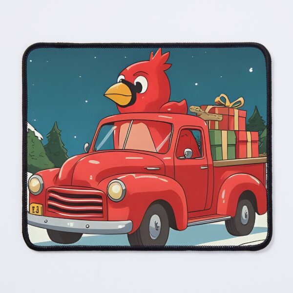 Item preview, Here Comes the Red Truck Cardinal designed and sold by RockyandMoonpie.