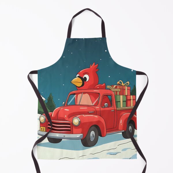 Aperçu de l'œuvre Voici le cardinal du camion rouge créée et vendue par RockyandMoonpie.