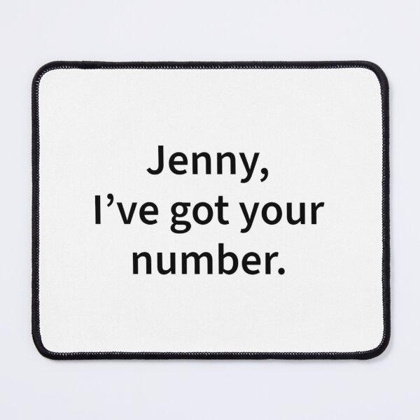 Item preview, Jenny Ive Got Your Number designed and sold by elianajens.