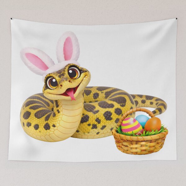 Item preview, Yellow Anaconda Easter Basket designed and sold by Sillytoe.
