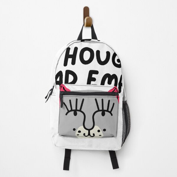 Item preview, No Thoughts Head Empty Gray Cat With Lashes designed and sold by Fani*.