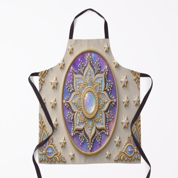 Item preview, Cosmic Purple Galaxy Mandala Stained Glass Art designed and sold by Breezes-of-Ida.
