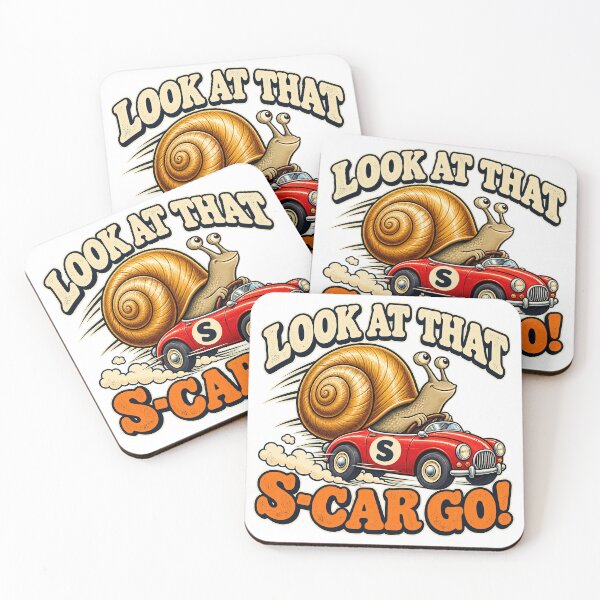 Item preview, LOOK AT THAT S-CAR GO - ⚡ TINY CAR, BIG CONFIDENCE⚡ designed and sold by WheelieGdArt.