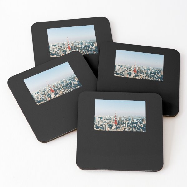 Item preview, Tokyo-Cityscape-With-Tokyo-Tower-On-Sunny-Day designed and sold by neallyoho.