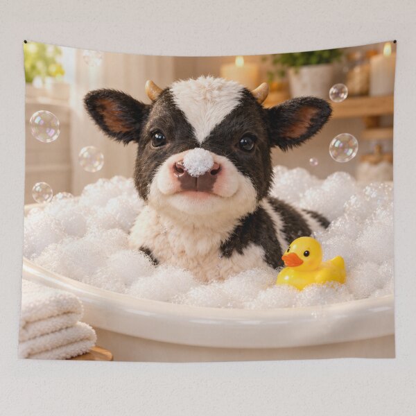 Item preview, Relaxing Miniature Cow Bubble Bath designed and sold by Sillytoe.