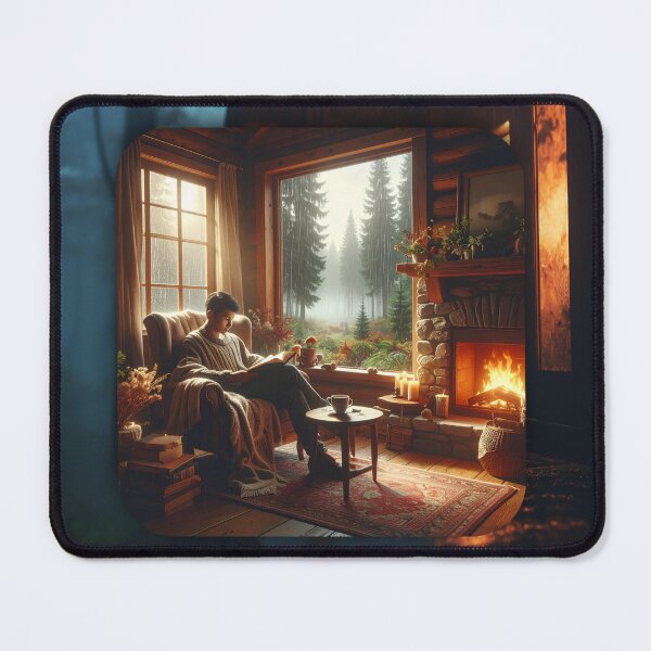 Item preview, Forest cabin reading retreat designed and sold by Visualfuse.